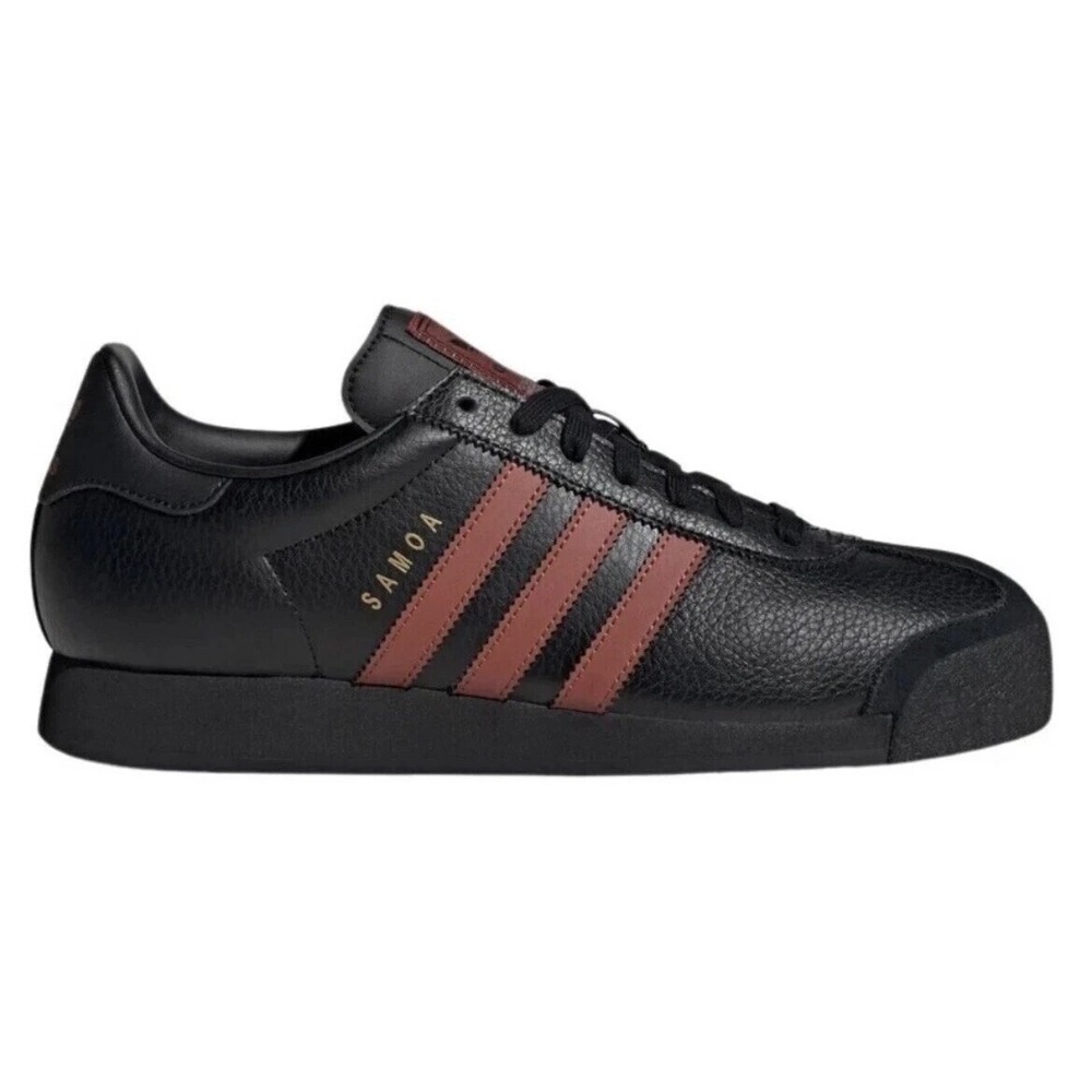Adidas Originals Samoa Sneakers Men's Size 10.5 Black/Red JQ0046 Shoes Sneakers